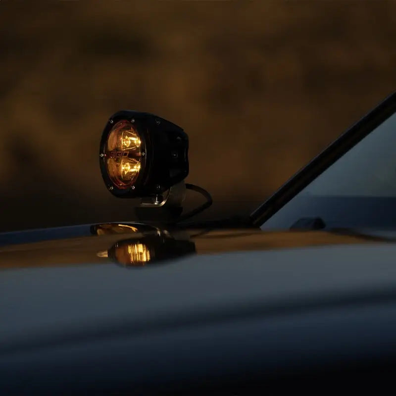 Rigid Industries Amber PRO Fog Lights on Car