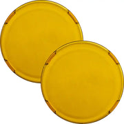 Yellow plastic 6in light covers for Rigid Industries 360-Series - Pair