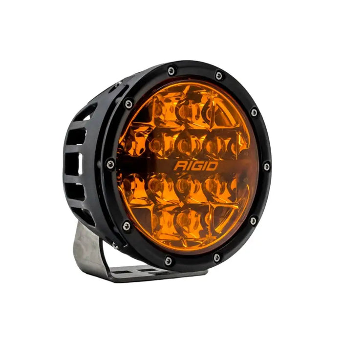 Rigid Industries 360-Series 6in SAE Fog w/ Amber PRO Lens - White LEDs