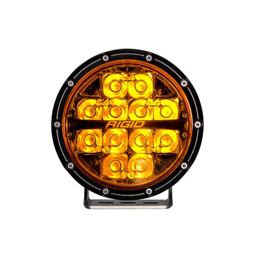 Rigid Industries 360-Series 6in SAE Fog w/ Amber PRO Lens - White LEDs for Jeeps