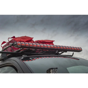 Rigid Industries 40in Adapt Light Bar with Red Roof Rack for Cars