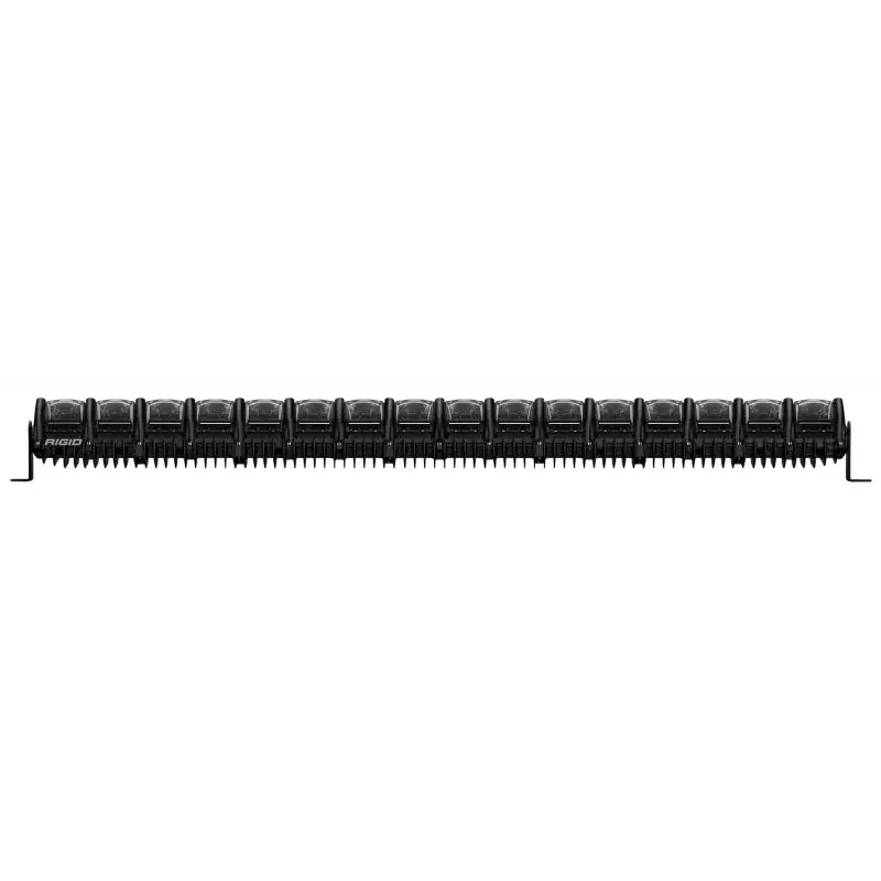 Black and white image of Rigid Industries 40in Adapt Light Bar plastic tubes
