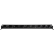 Black metal shelf with white background - Rigid Industries 40in E Series Spot Edition featuring LED technology