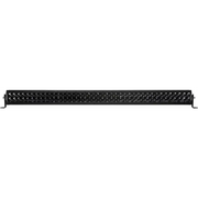 Black metal shelf against white background - Rigid Industries 40in E Series Spot - Edition with LED technology.