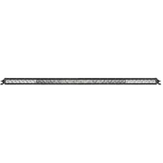 Black and white LED light bar on Rigid Industries 40in SR-Series PRO - Spot/Flood Combo