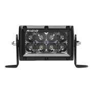 Rigid Industries 4in E Series Spot - Midnight Edition LED Light Bar with Midnight Optics