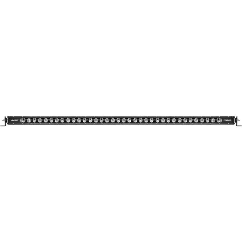 Black and white LED light bar by Rigid Industries with 8 backlight options