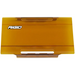 Yellow plastic business card holder displayed in Rigid Industries 6in E-Series light cover.