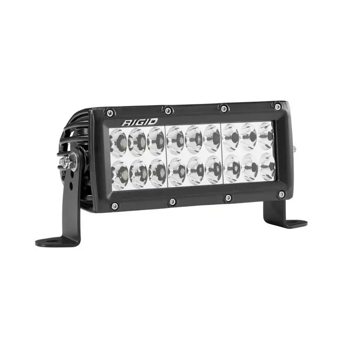 Rigid Industries 6in E2 Series LED Light Bar, 12W Flood Beam