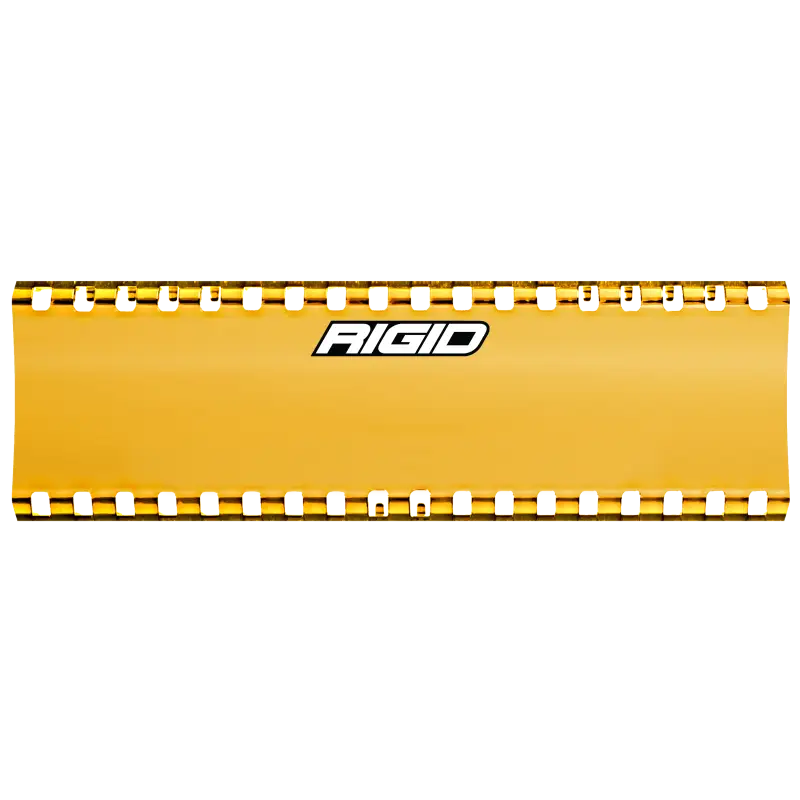 Yellow light cover for Jeep Wrangler with plow blade design