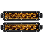 Rigid Industries 6in SR-Series Pro Dot / SAE Fog Lights - selective yellow pair