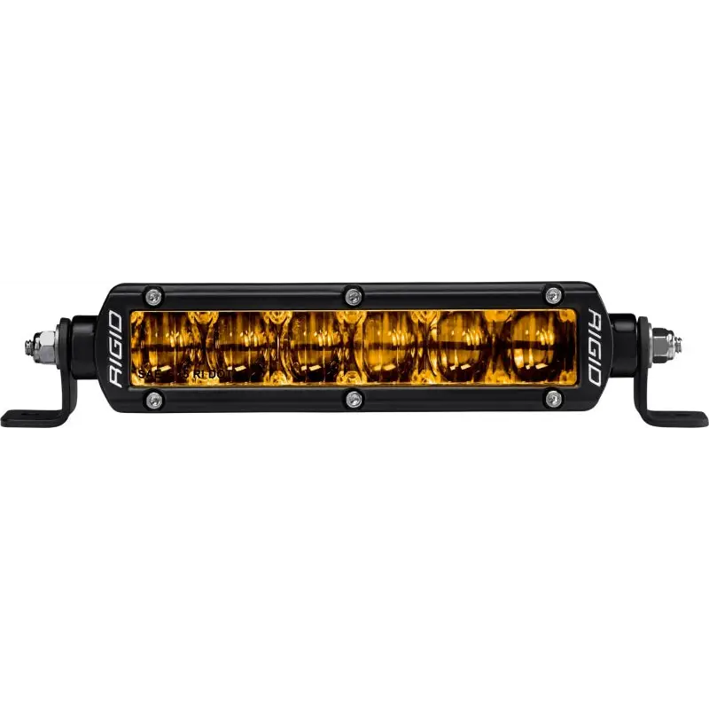 Rigid Industries 6in SR-Series Pro Dot / SAE Fog Lights in Selective Yellow