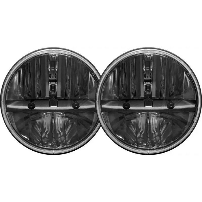 Rigid Industries 7in Round Headlights for Ford Mustang - Set of 2