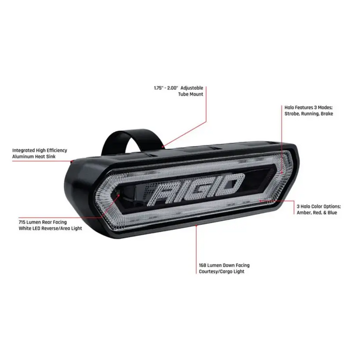 Rigid Industries Chase Tail Light Kit - red motorcycle front light