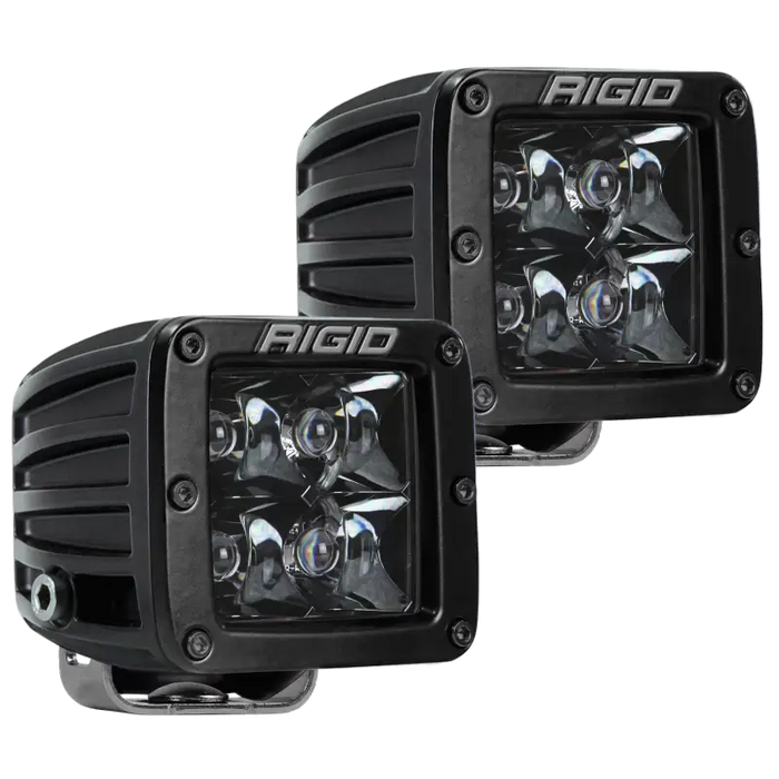 Rigid Industries D-Series Midnight Edition Spot LED Pair