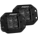 Rigid Industries D Series PRO Midnight Edition - Spot - Diffused - Pair LED Lights