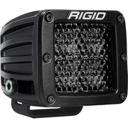 Rigid Industries D Series PRO Midnight Edition - Single Row LED Light with Flood Beam and Diffused Lens