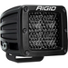 Rigid Industries D Series PRO Midnight Edition - Single Row LED Light with Flood Beam and Diffused Lens