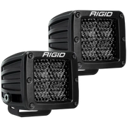 Rigid Industries D Series PRO Midnight Edition Diffused Lens LEDs - Pair