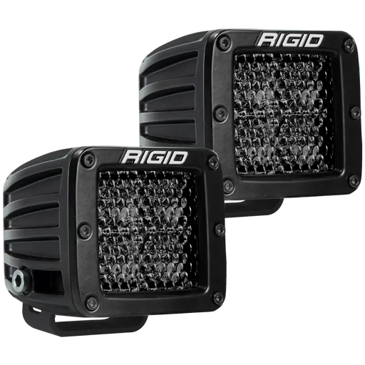 Rigid Industries D Series PRO Midnight Edition Diffused Lens LEDs - Pair