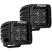 Rigid Industries D Series PRO Midnight Edition Diffused Lens LEDs - Pair