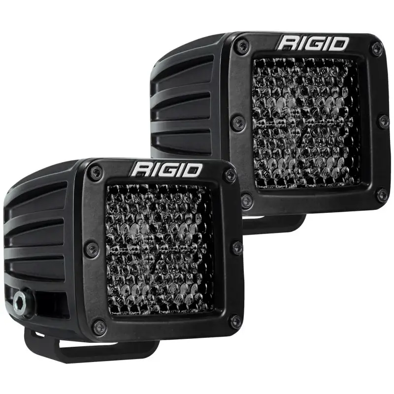 Rigid Industries D Series PRO Midnight Edition LED Light Bar Pair - Diffused Lens Technology