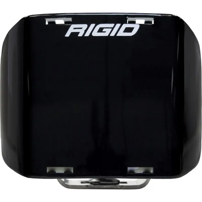 Black front fender for pig with Rigid Industries D-SS black cover.