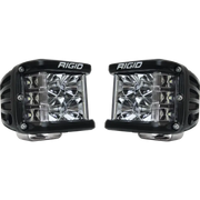 Rigid Industries D-SS - Flood LED Pair in Black Housing for Jeep Wrangler