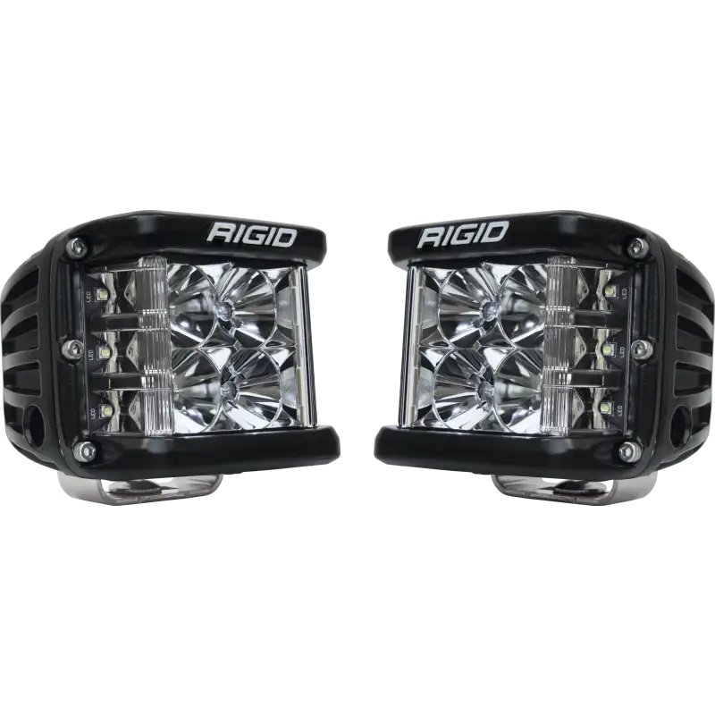 Rigid Industries D-SS - Flood LED Pair in Black Housing for Jeep Wrangler