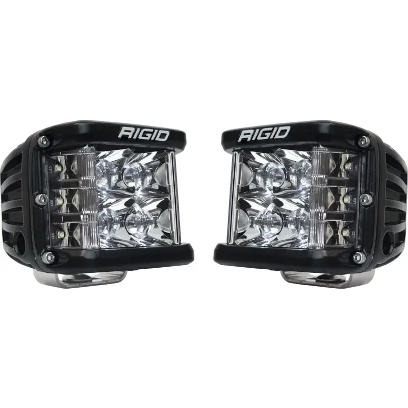 Rigid Industries D-SS - Spot - Set of 2 Black LEDs for Jeep Wrangler Bumper Lighting Solution