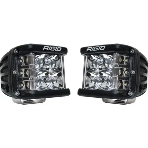 Rigid Industries D-SS - Spot - Set of 2 Black LEDs for Jeep Wrangler Bumper Lighting Solution