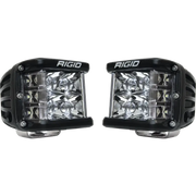Rigid Industries D-SS - Spot - Set of 2 - Black Housing lighting solution for Jeep Wrangler.