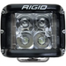 Rigid Industries D-SS black housing lighting solution with shooting LEDs for Jeep Wrangler.