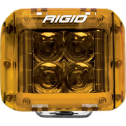 Rigid Industries D-SS LED Cube Light with Yellow Cover for Jeep Wrangler and Ford Bronco