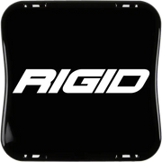 Black car with Rigid Industries D-XL Series Light Cover logo
