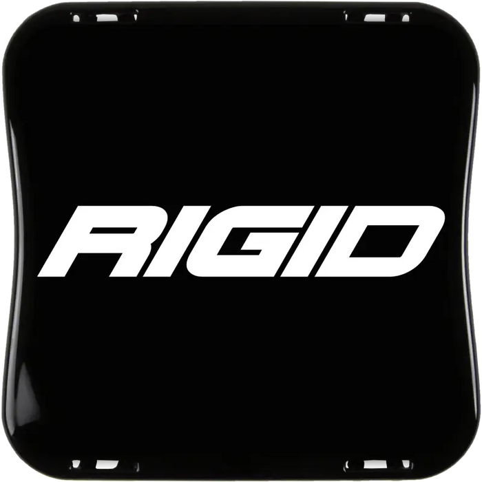 Black car with Rigid Industries D-XL Series Light Cover logo