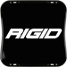 Black car with Rigid Industries D-XL Series Light Cover logo