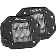 Rigid Industries D2 - Flush Mount - Driving Pair lighting solution for off road vehicles