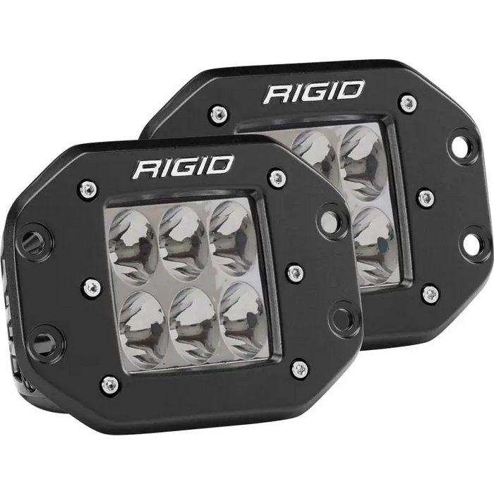 Rigid Industries D2 - Flush Mount - Driving Pair lighting solution for off road vehicles