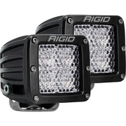 Rigido LED work light pair in Rigid Industries Dually set - lighting solution with shooting LEDs.