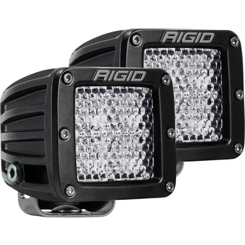 Rigido LED work light pair in Rigid Industries Dually set - lighting solution with shooting LEDs.
