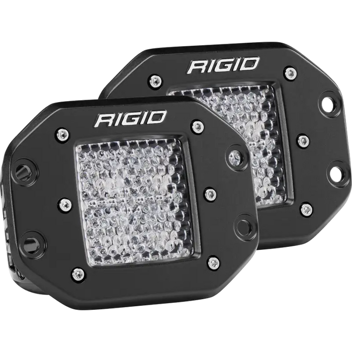 Rigid Industries Dually Flush Mount LED Lights - Set of 2