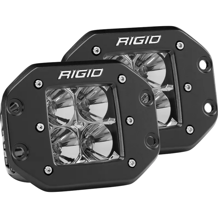 Rigid Industries Dually Flood LED Light Pods - Off Road Lighting Solution Set of 2