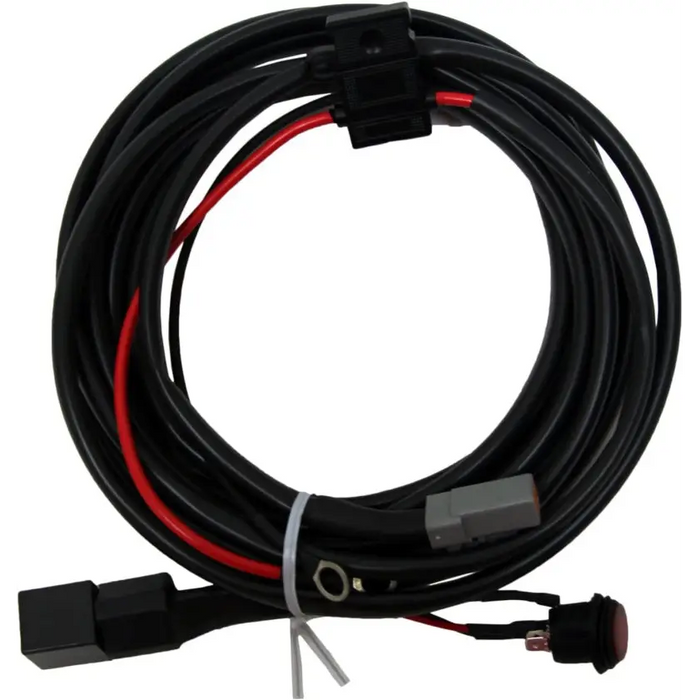 Rigid Industries Hi/Po Harness with black, red, and white wires for 40in-50in light bar