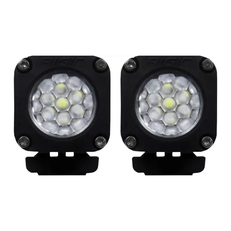 Pair of LED work lights for off-road vehicles in Rigid Industries Ignite Backup Kit - STD
