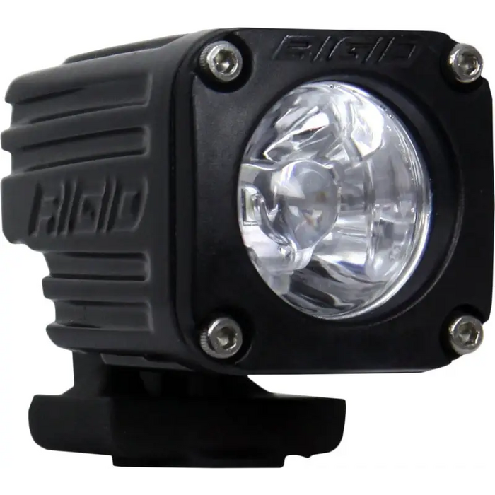 Black light with white light on Rigid Industries Ignite Spot - SM - Black product