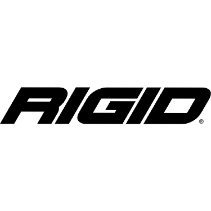 Black and white Rigid logo on LED headlight PWM pigtail adaptor