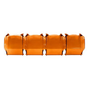 Rigid Industries Light Cover for Adapt Amber PRO - 10in. With orange plastic barrels