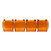 Rigid Industries Light Cover for Adapt Amber PRO - 10in. With orange plastic barrels