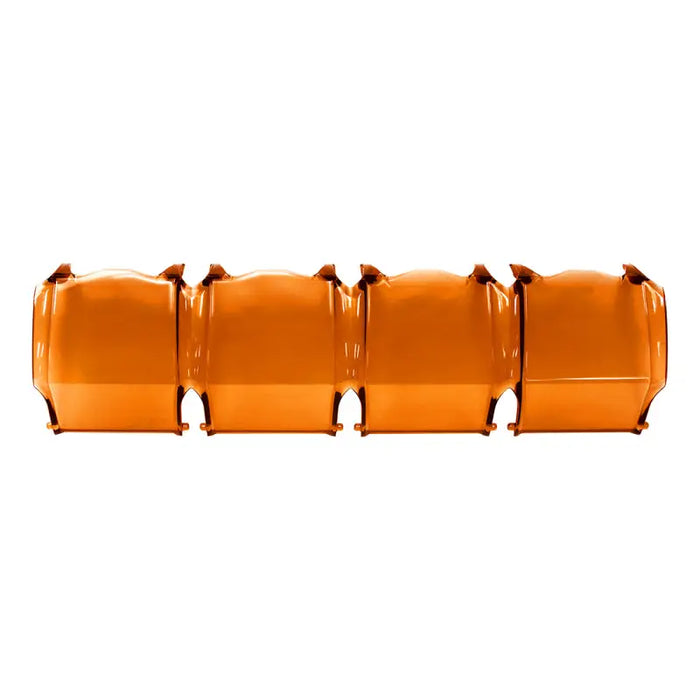 Orange plastic barrels displayed in Rigid Industries Light Cover for Adapt Amber PRO - 10in.